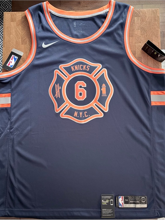 Nike Other - Nike 2017 New York Knicks CITY EDITION NWT Porzingis #6 NYC FD tribute